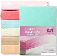 Постельное белье Альвитек Махровая на резинке 140x200x20 ПМР-МЕ-140 (ментол)