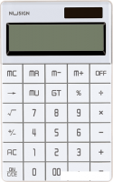 Калькулятор Deli NS041 (белый)
