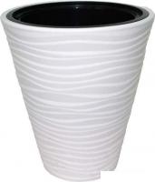 Кашпо Form-Plastic Sahara Dunes 2720-055 (светло-серый)