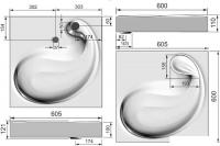 Умывальник Madera Buta 60