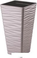 Кашпо Form-Plastic Sahara Dunes slim 3960-051 (серо-бежевый)