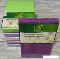 Постельное белье Альвитек Поплин однотонный на резинке 180x200x25 ПР-ПО-Р-180(180)-ЧЕР (черничный)