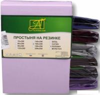 Постельное белье Альвитек Поплин однотонный на резинке 140x200x25 ПР-ПО-Р-140-ЛАВ (лавандовый)