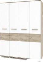 Шкаф распашной Modern Виора В40 (серый дуб/белый)