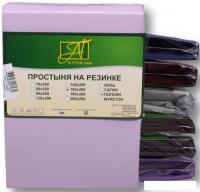 Постельное белье Альвитек Поплин однотонный на резинке 180x200x25 ПР-ПО-Р-180(180)-ЛАВ (лавандовый)