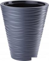 Кашпо Form-Plastic Sahara Dunes 2722-014 (антрацит)