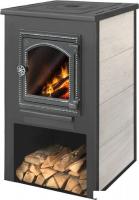 Свободностоящая печь-камин Этна ДТ-4С с плитой