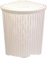 Корзина Violet Ротанг угловая 235026 (слоновая кость)
