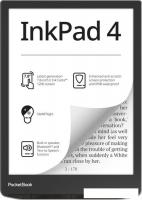 Электронная книга PocketBook 743G InkPad 4 (черный/серебристый)