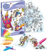 Набор для рисования SentoSphere Витражи. Принцы и принцессы 2690