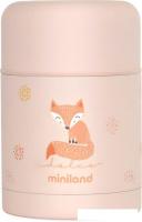 Термос для еды Miniland Thermy Dolce 600мл (розовый/лисенок)