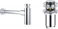 Сифон Wellsee Drainage System 182104001 (сифон, донный клапан, хром)