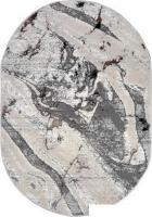 Ковер для жилой комнаты Bossan Rome B038A-VIZION-BEJ-OVAL 80x150