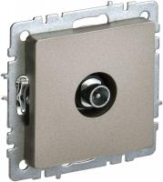 Розетка телевизионная IEK Brite BR-A10-P-K37