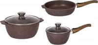Набор кастрюль Мечта Гранит Brown 001806