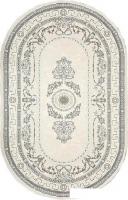 Ковер для жилой комнаты Bossan Rome 1754A-KGRI-BEJ-OVAL 80x150
