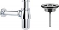 Сифон Wellsee Drainage System 182103005 (сифон, выпуск, хром)