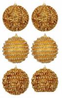 Елочная игрушка Elan Gallery Золотой узор 970086
