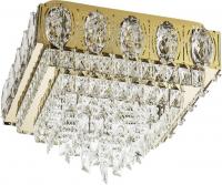 Люстра средней высоты LED4U L9438-500-500 GD (с функцией УД)