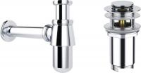 Сифон Wellsee Drainage System 182103001 (сифон, донный клапан, хром)