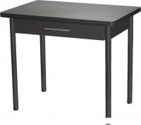 Кухонный стол Древпром М20 ДП1-02-05 90-120x60 (графит/графит)