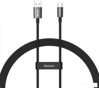 Кабель Baseus Superior Series Fast Charging Data USB Type-A - USB Type-C (1 м, черный)