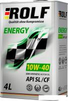 Моторное масло ROLF Energy 10W-40 SL/CF 4л