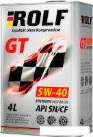 Моторное масло ROLF GT 5W-40 SN/CF 4л