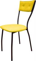 Стул Древпром Канзас ДП2-13 (черный матовый/мадера горчица)