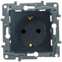 Розетка Legrand Etika 672622 (антрацит)