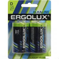 Батарейка Ergolux Alkaline LR20 BL-2 2шт