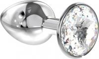 Анальная пробка Lola Games Diamond Clear Sparkle XL 4028-02Lola (прозрачный)