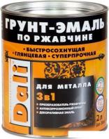 Грунт-эмаль Dali По ржавчине 3 в 1, 2 л (белый, RAL 9010)