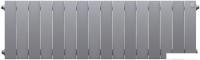 Биметаллический радиатор Royal Thermo PianoForte 300 Silver Satin (16 секций) боковое подключение