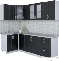 Готовая кухня Интерлиния Мила Крафт 1.2x2.4 (дуб английский)