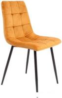 Стул AksHome Dallas 76330 (велюр, горчичный/черный)