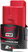 Аккумулятор Milwaukee M12 M12B2 4932430064 (12В/2 Ач)