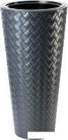 Вазон Form-Plastic Makata Slim FP-2850-014 (антрацит)
