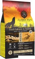Сухой корм для собак Ambrosia Adult Mini Breeds Fresh Salmon & Rabbit (для мелких пород с лососем и