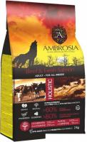Сухой корм для собак Ambrosia Adult All Breeds Beef & Fresh Salmon (для всех пород с говядиной и лос