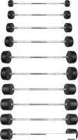 Ряд из штанг Bronze Gym BG-PA-BB-S10-55 10x(10-55 кг)