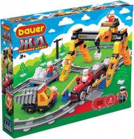 Конструктор Bauer Железная дорога 927 Поезд и конвейер на руднике Блокмена