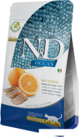 Сухой корм для кошек Farmina N&D Grain Free Ocean Herring & Orange Adult Neutered (Океанская сельдь