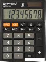 Бухгалтерский калькулятор BRAUBERG Ultra-08-BK 250507 (черный)