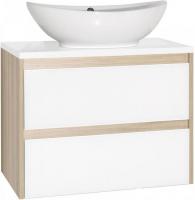 Style Line Тумба под умывальник Монако МДФ 75 (подвесная, со столешницей)