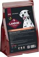 Сухой корм для собак Landor Medium & Maxi Adult для взрослых cредних и крупных пород c индейкой и ло