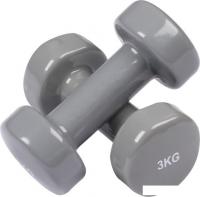 Набор гантелей Indigo 92005 IR 2x3 кг (серый)
