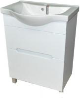 Гамма Тумба с умывальником Р25оФ8-У65 Альбатрос-10065 (фасад белый)