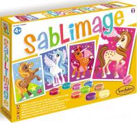 Набор для создания поделок/игрушек SentoSphere Песочные картинки. Единороги 8812