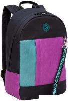 Городской рюкзак Grizzly RXL-327-3 (черный/бирюзовый)